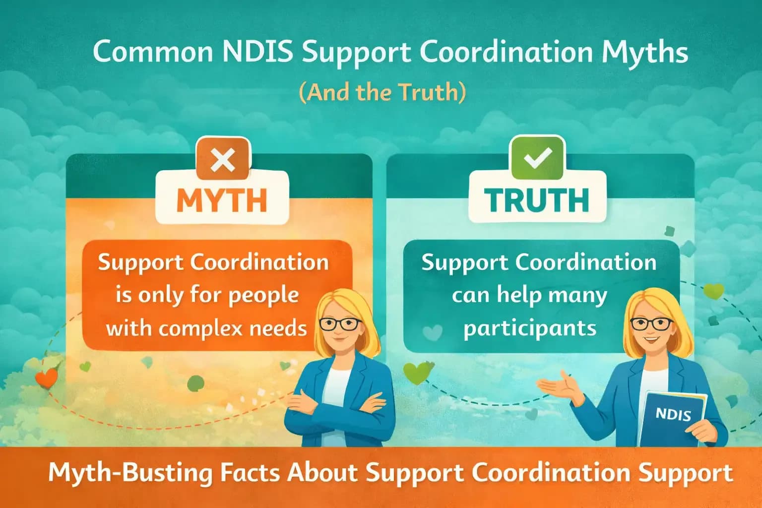 Common NDIS Support Coordination Myths (And the Truth)