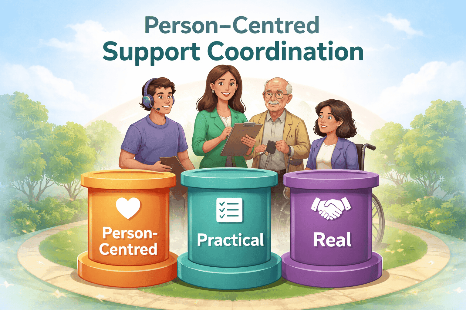 Our Approach to Support Coordination: Person-Centred, Practical, Real