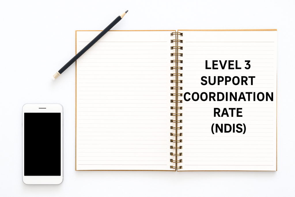 Level 3 Support Coordination Rate (NDIS)